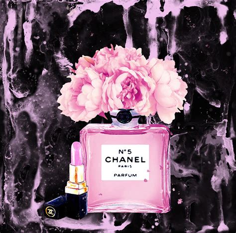 chanel flower prints|Chanel decorative art.